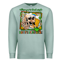 Seafoam when you're dead inside but it's st patricks Premium Sweatshirt - Jasminsmagicworld