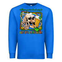 True Royal when you're dead inside but it's st patricks Premium Sweatshirt - Jasminsmagicworld