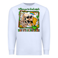 White when you're dead inside but it's st patricks Premium Sweatshirt - Jasminsmagicworld