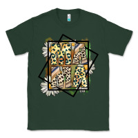 Sports Green mama leopard Classic Tee - CowhideDigitalArt