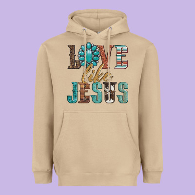 Love Like Jesus Heavyweight Hoodie Designed By Artiststas