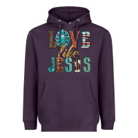 Plum love like jesus Heavyweight Hoodie - Artiststas