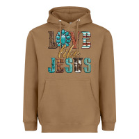 Toasted Coconut love like jesus Heavyweight Hoodie - Artiststas