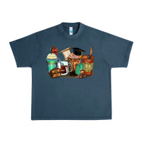 Midnight Navy lawyer coffee cups Urban Heavy Tee - Zillion Design Studio