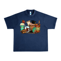 Navy lawyer coffee cups Urban Heavy Tee - Zillion Design Studio