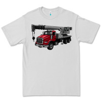 Dove Grey crane truck Premium Tee - Artiststas
