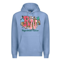 Colony Blue rn registered nurse western Premium Hoodie - NancyCooperArtShop