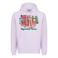 Lilac rn registered nurse western Premium Hoodie - NancyCooperArtShop