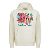 Oatmeal Heather rn registered nurse western Premium Hoodie - NancyCooperArtShop