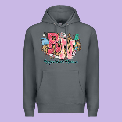 Rn Registered Nurse Western Premium Hoodie Designed By Nancycooperartshop