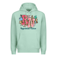 Seafoam rn registered nurse western Premium Hoodie - NancyCooperArtShop