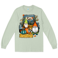 Matcha farm truck autumn gnomes Long Sleeve Tee - RanaPortraitStore