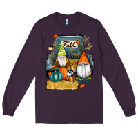 Plum farm truck autumn gnomes Long Sleeve Tee - RanaPortraitStore