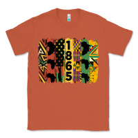 Copper juneteenth 1865 brush stroke Classic Tee - HRA Design Shop