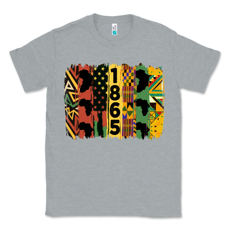 Juneteenth 1865 Brush Stroke Classic Tee by HRA Design Shop | Teevron