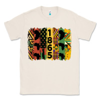 Natural juneteenth 1865 brush stroke Classic Tee - HRA Design Shop