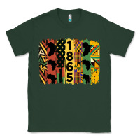 Sports Green juneteenth 1865 brush stroke Classic Tee - HRA Design Shop