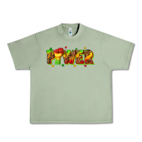Oil Green power juneteenth Urban Heavy Tee - texasbilliewilder