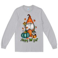 Moon Dust happy fall y'all gnome Long Sleeve Tee - RanaPortraitStore