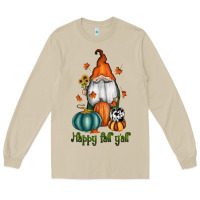 Happy Fall Y'all Gnome Long Sleeve Tee | Teevron