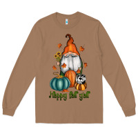 Toasted Coconut happy fall y'all gnome Long Sleeve Tee - RanaPortraitStore