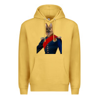 Antique Gold Pet Portraits, Custom Pet Portraits, Renaissance Pet Portraits, Custom Premium Hoodie - RanaPortraitStore