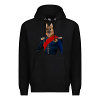 Black Pet Portraits, Custom Pet Portraits, Renaissance Pet Portraits, Custom Premium Hoodie - RanaPortraitStore