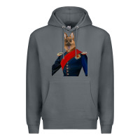 Rock Pet Portraits, Custom Pet Portraits, Renaissance Pet Portraits, Custom Premium Hoodie - RanaPortraitStore