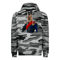 Slate Camo Pet Portraits, Custom Pet Portraits, Renaissance Pet Portraits, Custom Premium Hoodie - RanaPortraitStore