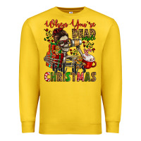 Lemon when you're dead inside but it's christmas Premium Sweatshirt - Jasminsmagicworld