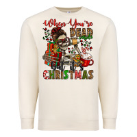 Sandshell when you're dead inside but it's christmas Premium Sweatshirt - Jasminsmagicworld