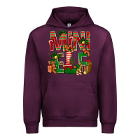 Mauve Wine Christmas Mini Elf Urban Hoodie - BundleAndBundleShop