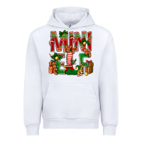 White Christmas Mini Elf Urban Hoodie - BundleAndBundleShop