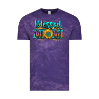 Cloud Purple blessed mimi Vintage Tee - Zillion Design Studio