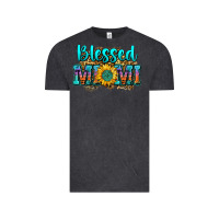 Vintage Black blessed mimi Vintage Tee - Zillion Design Studio