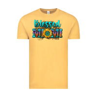 Vintage Mustard blessed mimi Vintage Tee - Zillion Design Studio