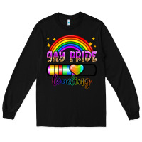 Black gay pride loading Long Sleeve Tee - Zillion Design Studio