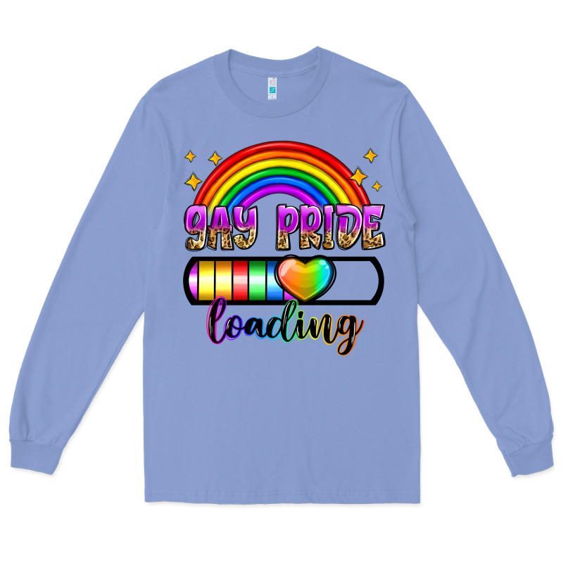 Gay Pride Loading Long Sleeve Tee by Zillion Design Studio | Teevron