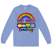 Colony Blue gay pride loading Long Sleeve Tee - Zillion Design Studio