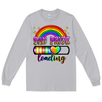 Moon Dust gay pride loading Long Sleeve Tee - Zillion Design Studio