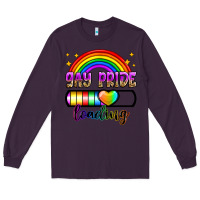 Plum gay pride loading Long Sleeve Tee - Zillion Design Studio