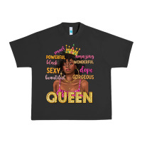 Pigment Black queen afro woman Urban Heavy Tee - texasbilliewilder