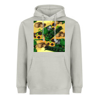 Moon Dust harvester seamless pattern Heavyweight Hoodie - BundleAndBundleShop