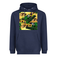 Navy harvester seamless pattern Heavyweight Hoodie - BundleAndBundleShop