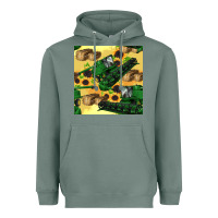 Sage harvester seamless pattern Heavyweight Hoodie - BundleAndBundleShop