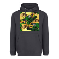 Smoke harvester seamless pattern Heavyweight Hoodie - BundleAndBundleShop