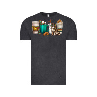 Vintage Black australian shepherd dog coffee cups Vintage Tee - texasbilliewilder
