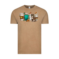 Vintage Coffee australian shepherd dog coffee cups Vintage Tee - texasbilliewilder