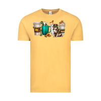 Vintage Mustard australian shepherd dog coffee cups Vintage Tee - texasbilliewilder