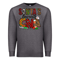 Charcoal Heather santa’s favorite cna Premium Sweatshirt - Jasminsmagicworld